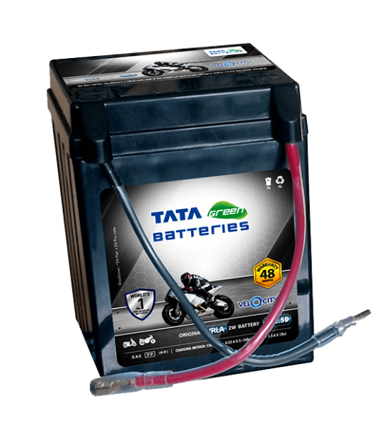 2Wheeler Batteries -VRLA - Velocity Plus - TG2.5D